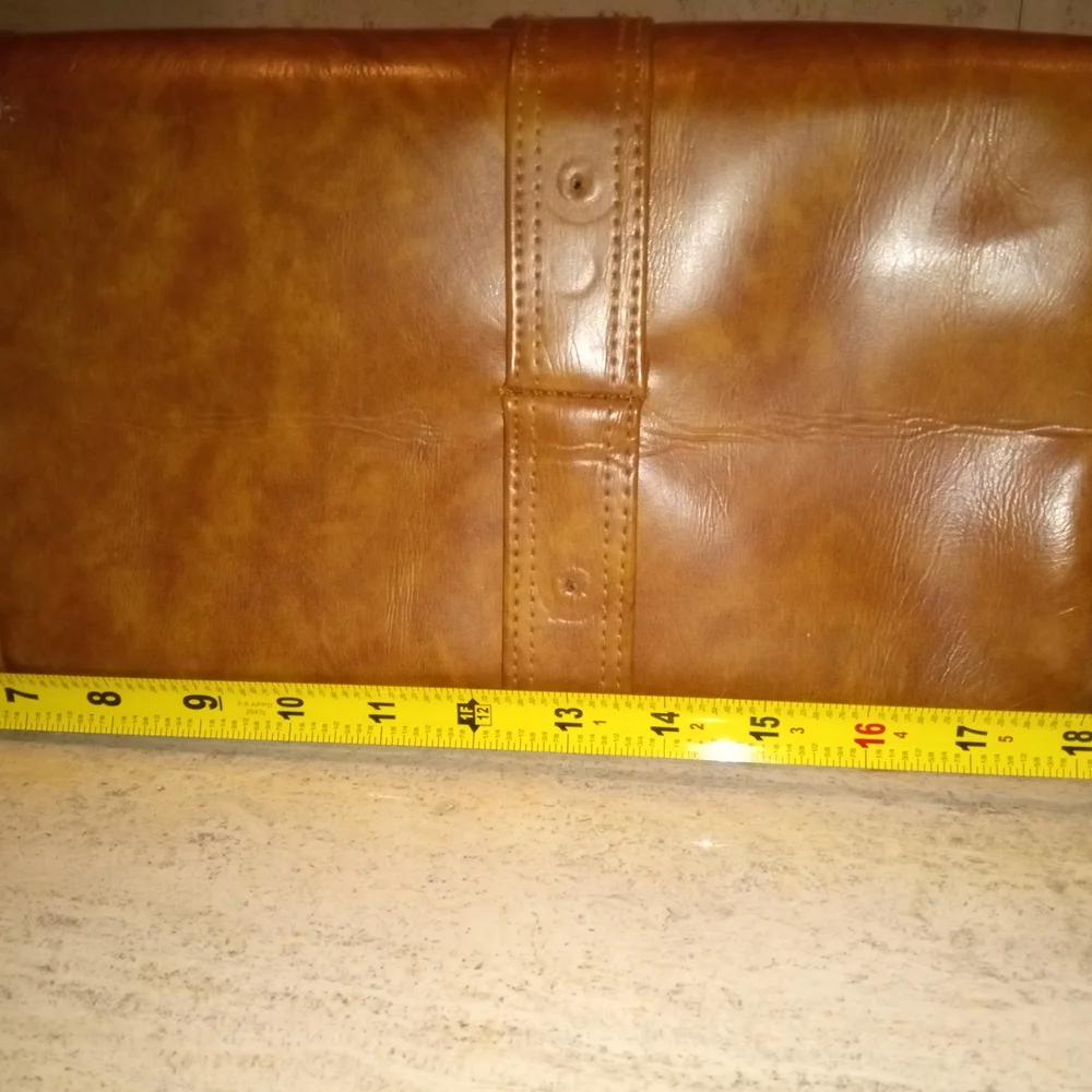 Vintage Airway Industries Inc Vegan Leather Travel Bag